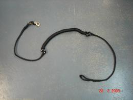 LIGNE DE TRAIT AMORTIE VTT NOIRE  1 CHIEN