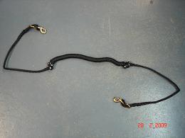LIGNE DE TRAIT  AMORTIE CANICROSS CANIRANDO NOIRE 1 CHIEN