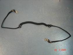 LIGNE DE TRAIT  AMORTIE CANICROSS CANIRANDO NOIRE 1 CHIEN