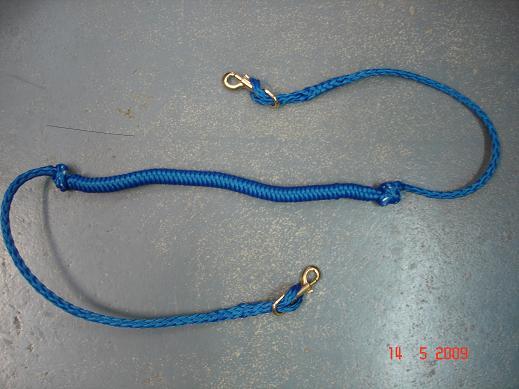 LIGNE DE TRAIT AMORTIE CANICROSS CANIRANDO BLEU 1 CHIEN