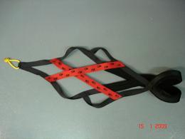 HARNAIS DE TRAIT  POUR CHIEN  ROUGE / PATTE