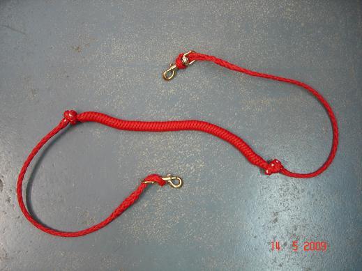 LIGNE DE TRAIT  AMORTIE CANICROSS CANIRANDO ROUGE 1 CHIEN