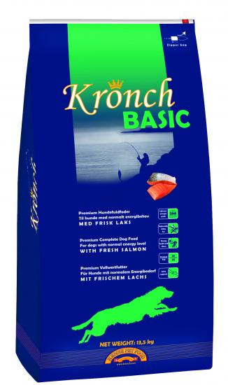 4 SACS CROQUETTE SAUMON KRONCH BASIC 13.5 KGS PORT OFFERT