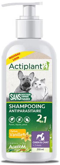 Actiplant' - Shampooing 2 en 1 antiparasitaire parfum vanille 250 ml